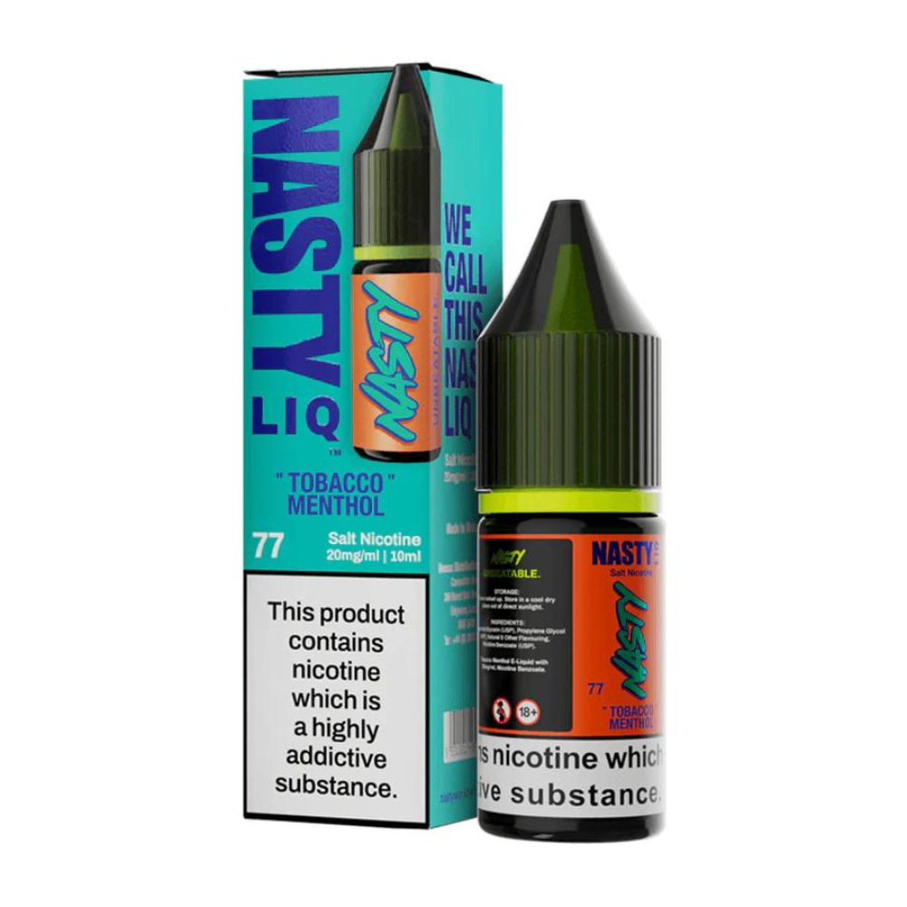 NASTY LIQ -  Tobacco Menthol 10ml E-Liquid - The British Vape Company